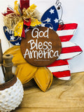 Sunflower Door Hanger-DIY-Wood Pack