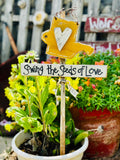 Seeds of Love Garden Stake Wood Pack