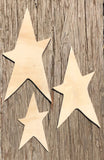 Large Vintage Star Wood Pack