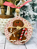 Gingerbread Ornament-DIY-Wood