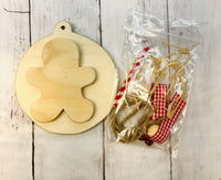 Gingerbread Ornament-DIY-Wood