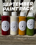 September Paint Pack – AFK Chalk Paint Autumn Vibes Collection | 4 Premium 2oz Bottles