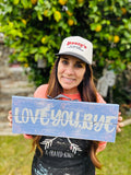 “Love You, Bye” Wood Pack Sign Kit – Farmhouse Wood Sign | DIY Paint Project