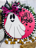 Hey BOO Ghost Door Hanger