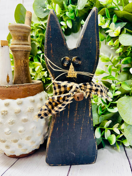 AFK Kids September Craft Kit – Black Cat Shelf Sitter with Paint Pack