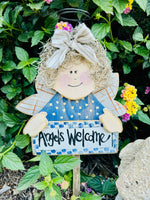 Angels Welcome-DIY-Garden Stake