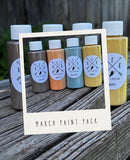 March Paint Pack – AFK Chalk Paint Spring Color Bundle | 4 Premium 2oz Bottles