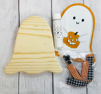 Ghost Shelf Sitter DIY Kit-with AFK Chalk Paint – Kid-Friendly & Budget-Friendly Halloween Craft