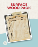 Surface Wood Pack – 3 Versatile DIY Wood Surfaces for Layering & Home Décor