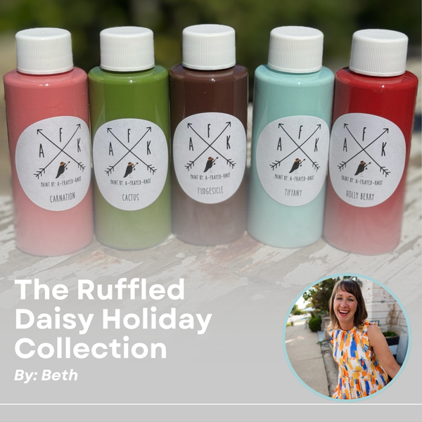 The Ruffled Daisy Holiday Chalk Paint Pack – 5 Colors by Beth