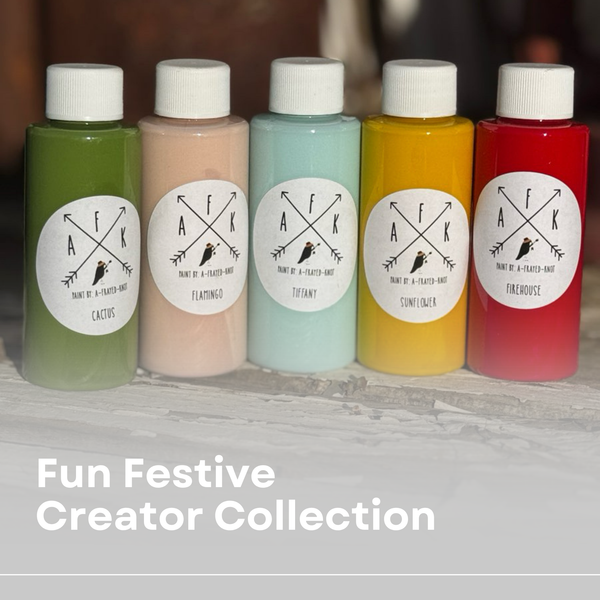 Festive Fun Paint Personality Bundle – 2 oz AFK Chalk Paint Set