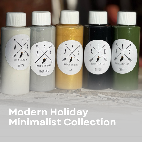 Modern Minimal Paint Personality Bundle – 2 oz AFK Chalk Paint Set