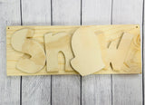 Snow Mitten Wood Pack – DIY Winter Sign | Layered SNOW Mitten Wood Cutout