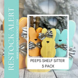 Peeps Bunny Wood Pack- DIY Easter Craft Cutouts