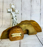 Empty Tomb Wood Pack – He Is Risen Easter DIY Craft Cutout