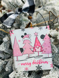 Mouse Ears Pink Ornament Kit