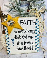 Faith is... Sign March Monthly Kit