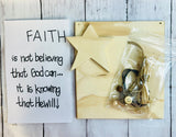 Faith is... Sign March Monthly Kit