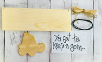 Keep Going Tortoise DIY Wood Kit