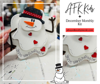 AFK Kids December Melting Snowman Monthly Kit BUNDLE