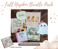 Fall Napkin Bundle 6 pack + Bonus Napkin