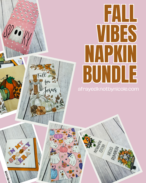 Fall Vibes Napkin Bundle 6 pack