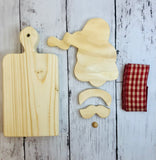 Santa Tag DIY Wood Kit