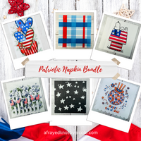 PATRIOTIC Napkin Bundle 6 pack