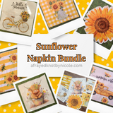 SUNFLOWER Napkin Bundle 6 pack