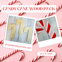 Candy Cane Wood Pack