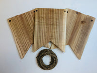 Three Banner Unfinished Wood Pack