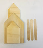 Church-Shelf Sitter-Wood Kit