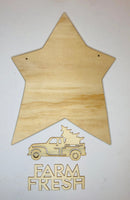 Farm Fresh-Truck-Star-DIY-Wood Kit