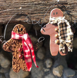 Gingerbread Ornaments Unfinished Wood Pack