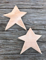 Unfinished Wood Star Cutouts Variety Pack