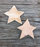 Unfinished Wood Star Cutouts Variety Pack