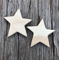 Unfinished Wood Star Cutouts Variety Pack